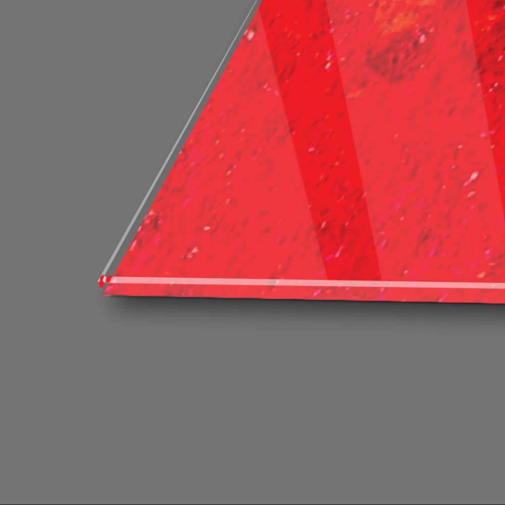 Contrasting Modern Abstract Glass Wall Art - CreoGlass E-Shop