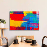 Contrasting Modern Abstract Glass Wall Art - CreoGlass E-Shop