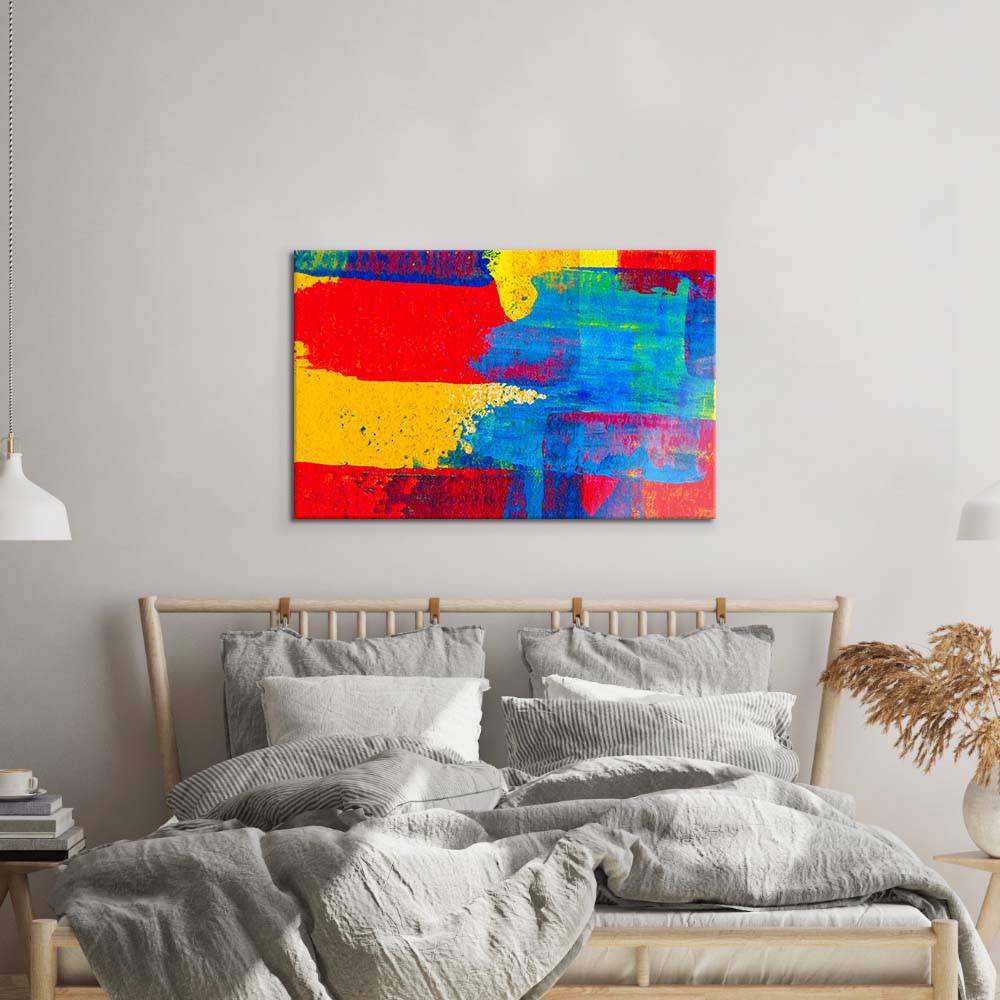Contrasting Modern Abstract Glass Wall Art - CreoGlass E-Shop