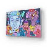 Crypto Buddies Glass Wall Art - CreoGlass E-Shop