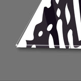 Distressed Abstract Static Glass Wall Art - CreoGlass E-Shop