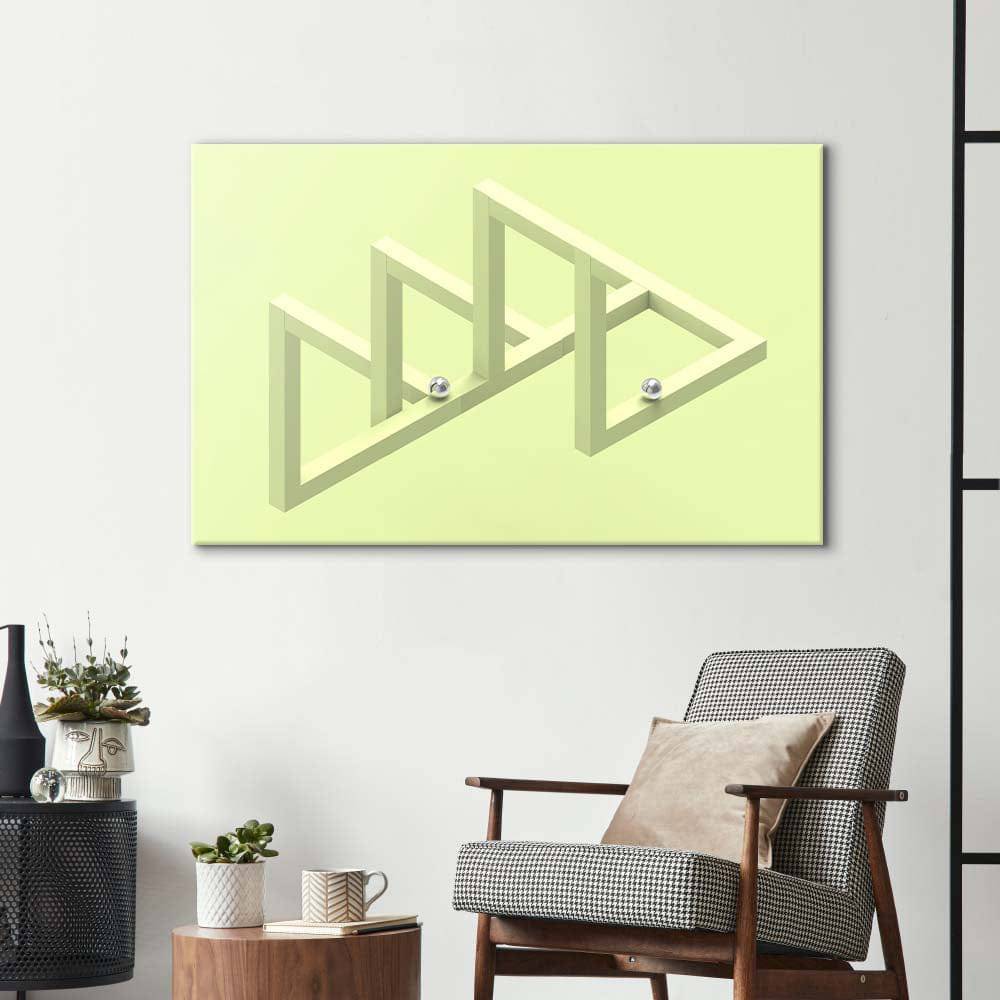 Impossible Geometry Glass Wall Art - CreoGlass E-Shop