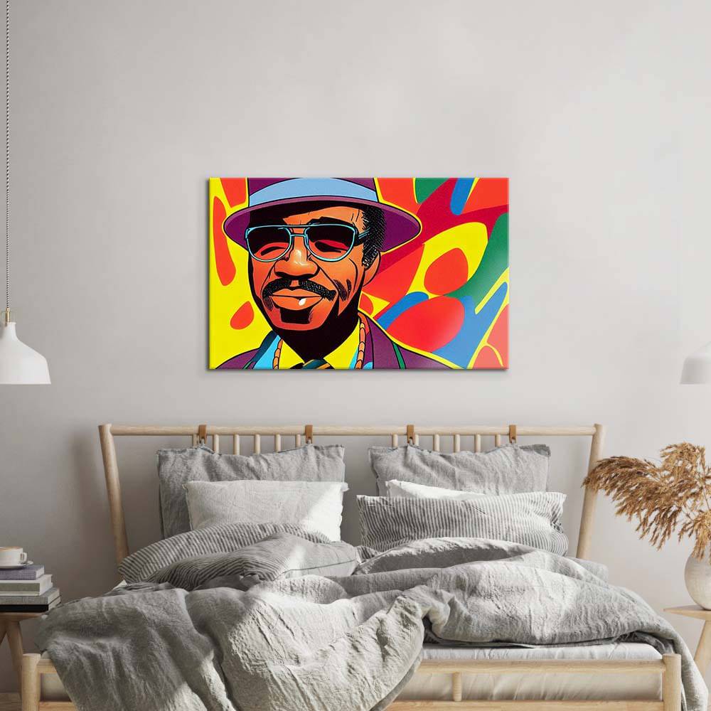 Jazz Man Glass Wall Art - CreoGlass E-Shop