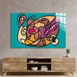 Love Under Lockdown Glass Wall Art - CreoGlass E-Shop