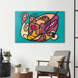 Love Under Lockdown Glass Wall Art - CreoGlass E-Shop