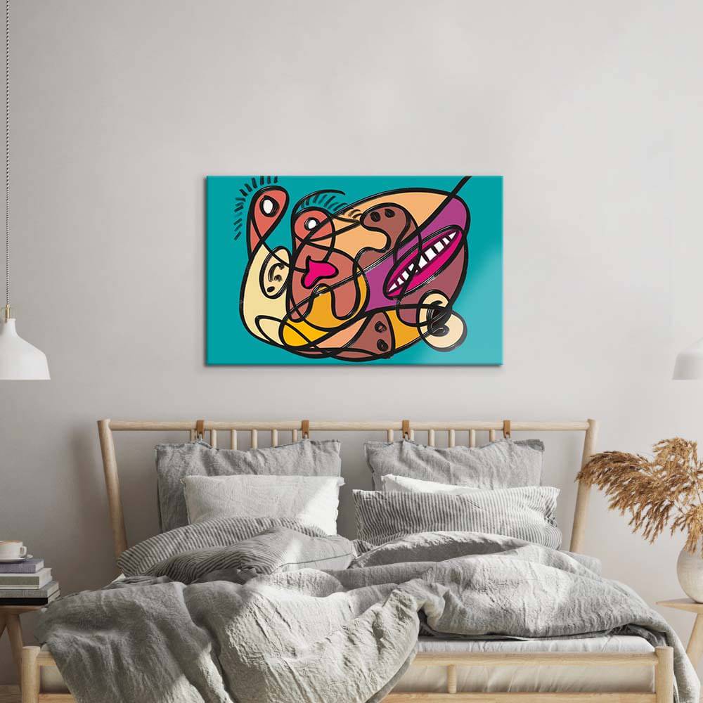 Love Under Lockdown Glass Wall Art - CreoGlass E-Shop