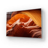 Lower Antelope Canyon National Park Glass Wall Art - CreoGlass E-Shop