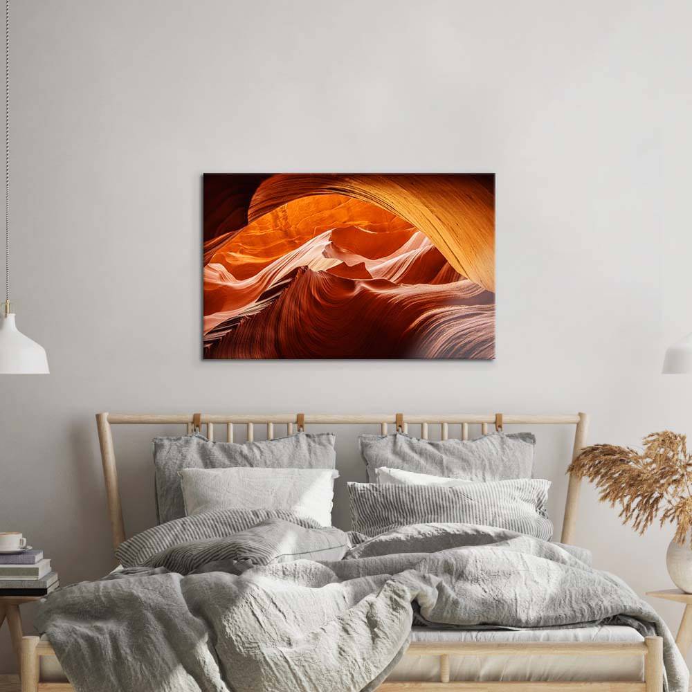 Lower Antelope Canyon National Park Glass Wall Art - CreoGlass E-Shop