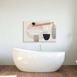 Minimalist Abstract Pebbles Glass Wall Art - CreoGlass E-Shop