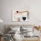 Minimalist Abstract Pebbles Glass Wall Art - CreoGlass E-Shop