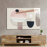 Minimalist Abstract Pebbles Glass Wall Art - CreoGlass E-Shop