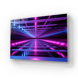Neon Passage Glass Wall Art - CreoGlass E-Shop
