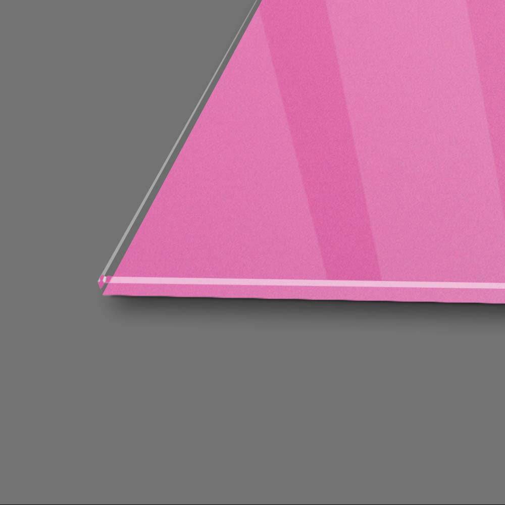 Pastel 3D Cloud 2 Glass Wall Art - CreoGlass E-Shop