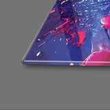 Rainbow Splash Glass Wall Art - CreoGlass E-Shop
