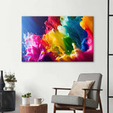 Rainbow Splash Glass Wall Art - CreoGlass E-Shop