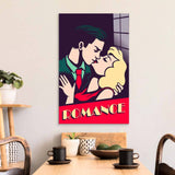 Retro Romance Glass Wall Art - CreoGlass E-Shop
