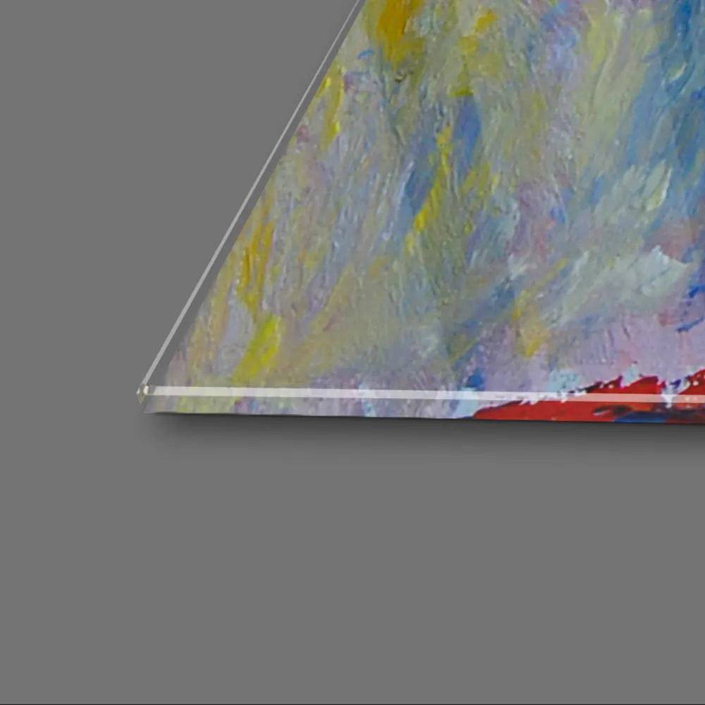 Sunflowers C Monet Glass Wall Art - CreoGlass E-Shop