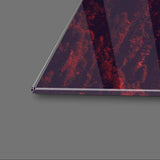 Sunset Mountain Forest Glass Wall Art - CreoGlass E-Shop