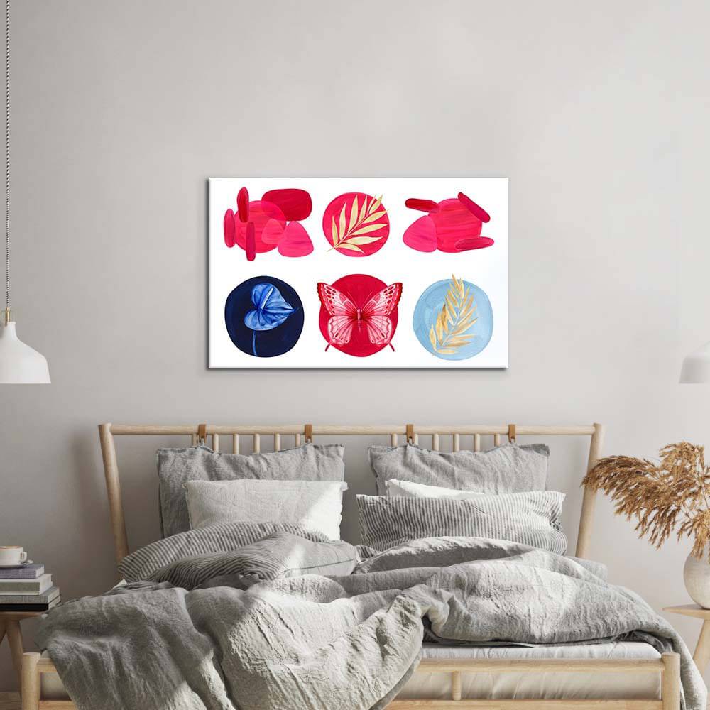 Symbols of Nature Glass Wall Art - CreoGlass E-Shop