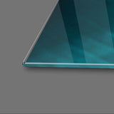 Tropical Leaves Colourful Flower Glass Wall Art - CreoGlass E-Shop