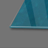 Two Orange Flamingos Painting Glass Wall Art - CreoGlass E-Shop