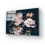 Vintage Bouquet Glass Wall Art - CreoGlass E-Shop
