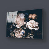 Vintage Bouquet Glass Wall Art - CreoGlass E-Shop