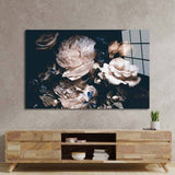 Vintage Bouquet Glass Wall Art - CreoGlass E-Shop
