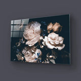 Vintage Bouquet Glass Wall Art - CreoGlass E-Shop