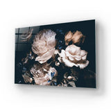 Vintage Bouquet Glass Wall Art - CreoGlass E-Shop