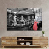 Vintage Hollywood Stars Glass Wall Art - CreoGlass E-Shop