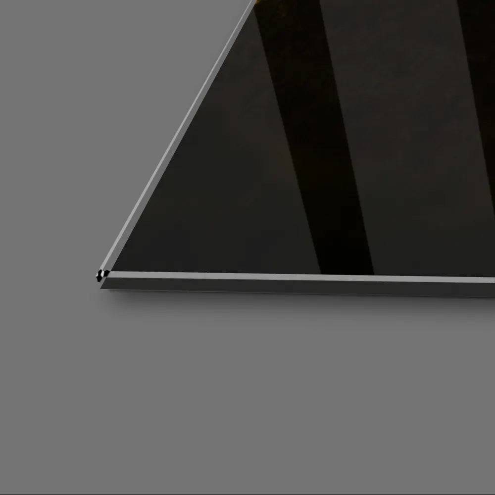 Walking buddha Glass Wall Art - CreoGlass E-Shop