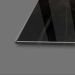 Zebra Family Close Up Black Background Glass Wall Art - CreoGlass E-Shop