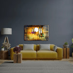 Africa Retro Vintage Style Glass Wall Art - CreoGlass E-Shop