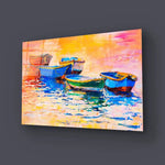 Brunette Woman Glass Wall Art - CreoGlass E-Shop