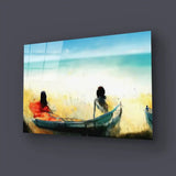 By Sea I Boat Glass Wall Art - CreoGlass E-Shop