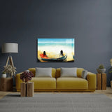 By Sea I Boat Glass Wall Art - CreoGlass E-Shop