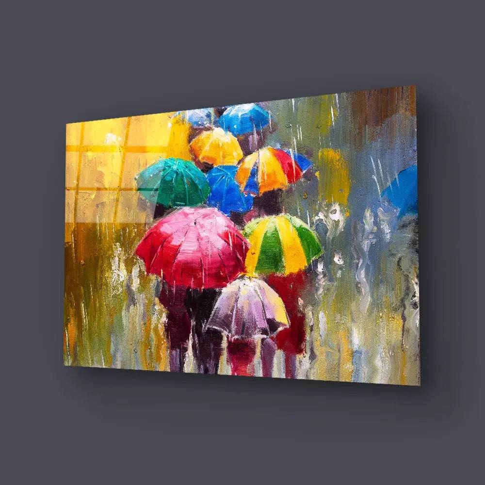 Rainy Day Glass Wall Art - CreoGlass E-Shop