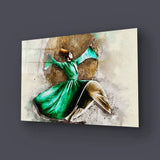 Ramadan Religious Dances Glass Wall Art - CreoGlass E-Shop