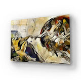 Reproduction Adam Fresco Michelangelo Style Picasso Glass Wall Art - CreoGlass E-Shop