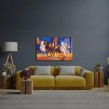 Seven Horse Glass Wall Art - CreoGlass E-Shop