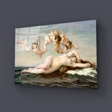 The Birth Venus Glass Wall Art - CreoGlass E-Shop