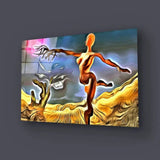 Tree Ballerina Field Glass Wall Art - CreoGlass E-Shop