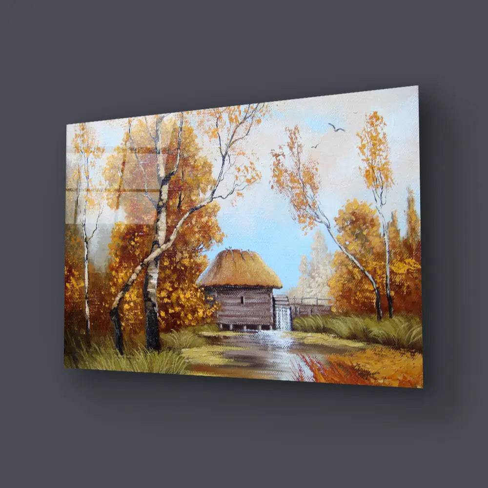 Ukraine Art Landscape Glass Wall Art - CreoGlass E-Shop