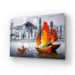 Victoria Harbor Hong Kong Glass Wall Art - CreoGlass E-Shop