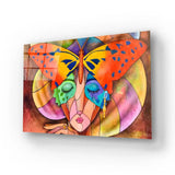Woman Cubism Face Glass Wall Art - CreoGlass E-Shop