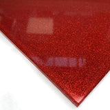 Red 100% Fine Sparkle Sample