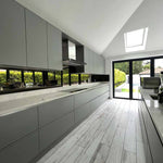 Bronze Toughened Mirror Splashback - CreoGlass E-Shop