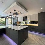 Grey Toughened Mirror Splashback - CreoGlass E-Shop