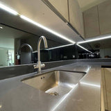 Grey Toughened Mirror Splashback - CreoGlass E-Shop